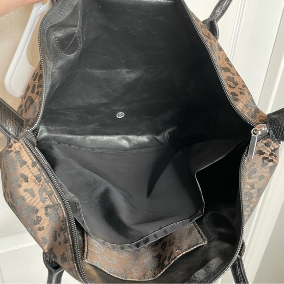 Chico's Small Leo Roll Mini Tote in Cheetah/Leopard Print OS - Picture 6 of 10